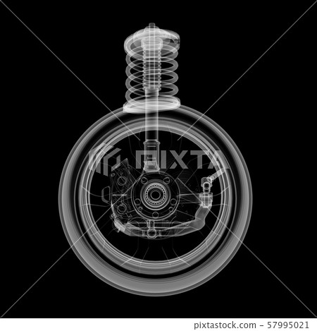 X-ray Car suspension and brake disk X-ray Car suspension and brake disk 57995021