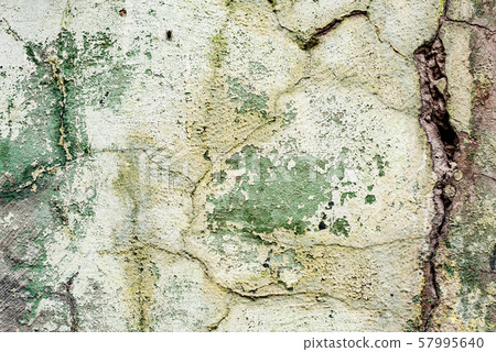 Wall fragment with scratches and cracks 57995640