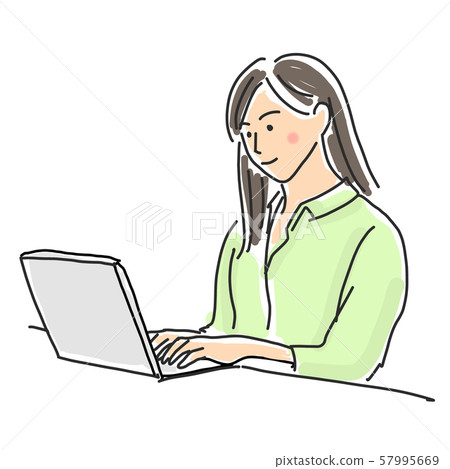 女性個人電腦 57995669