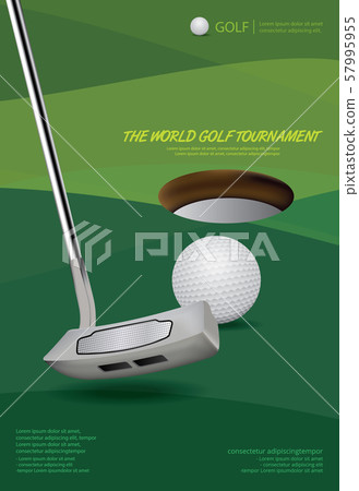 Poster Golf Vector Illustration 57995955