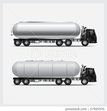 Cargo Trucks Transportation Vector Illustration 57995970