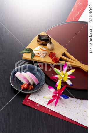 New Year dishes  57996544