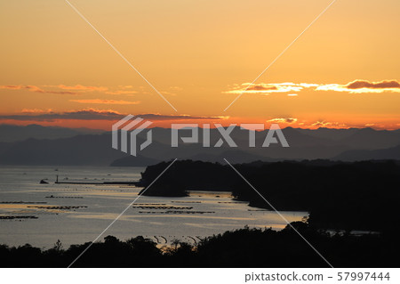 Watari Bay seen from Tomoyama Park Observatory Watari Bay seen from Tomoyama Park Observatory 57997444