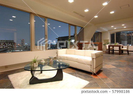 Living Room Night Living Room Night 57998186