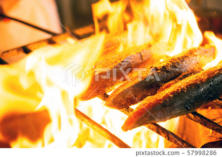 Salmon roasted salmon Salmon roasted salmon 57998286