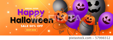 Happy Halloween sale, party invitation, postcard, Happy Halloween sale, party invitation, postcard, 57998312