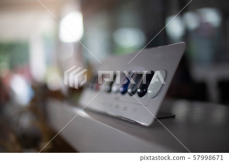 Color selection board for selling cars 57998671