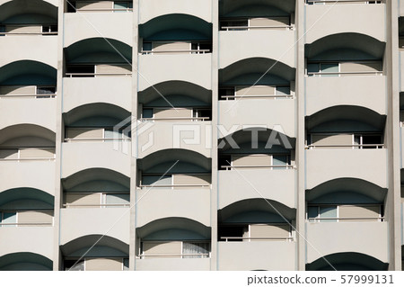 Hotel apartment balcony texture pattern 57999131