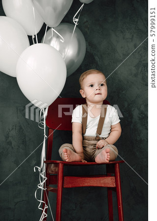 Portrait of lovely little boy happy smiling Portrait of lovely little boy happy smiling 57999151