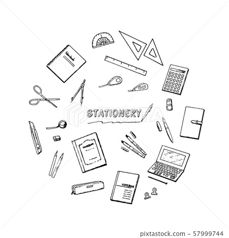 Stationery stationery pen drawing yen 57999744