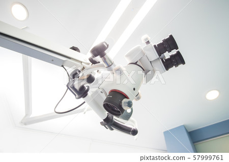 Image of a professional dental endodontic binocular microscope Image of a professional dental endodontic binocular microscope 57999761
