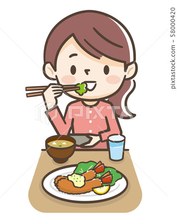 Women who eat 58000420