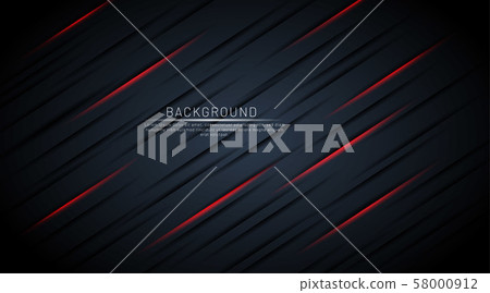 Dark blue background with red shadow lines. Vector 58000912