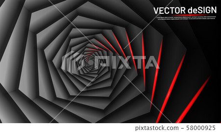 Optical illusions in the shape of a rounded 58000925