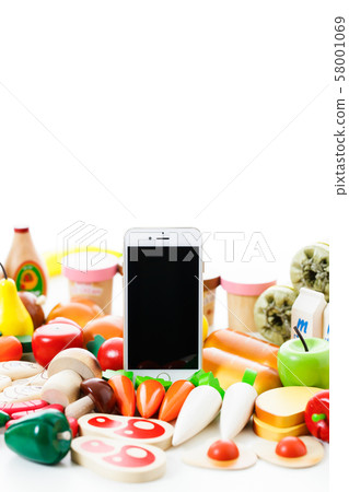 Supermarket shopping Fresh food mail order Supermarket shopping Fresh food mail order 58001069