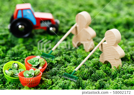 Farmer Farming Plowing work 58002172