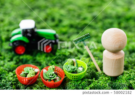 Farmer Farming Plowing work Farmer Farming Plowing work 58002182