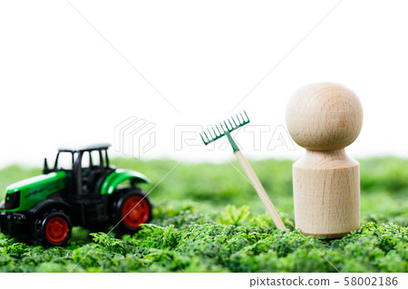 Farmer Farming Plowing work Farmer Farming Plowing work 58002186