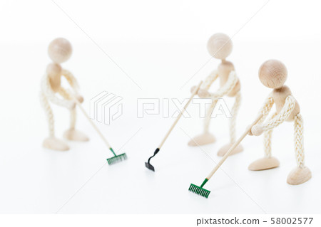 Farmer Farming Plowing work Farmer Farming Plowing work 58002577