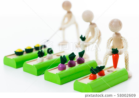 Farmer Farming Plowing work 58002609