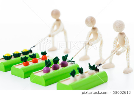 Farmer Farming Plowing work Farmer Farming Plowing work 58002613