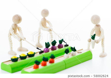 Farmer Farming Plowing work 58002624