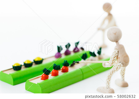 Farmer Farming Plowing work 58002632