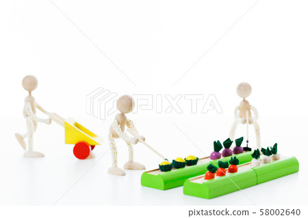 Farmer Farming Plowing work 58002640