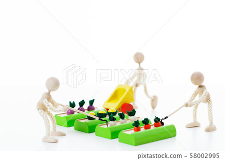 Farmer Farming Plowing work Farmer Farming Plowing work 58002995