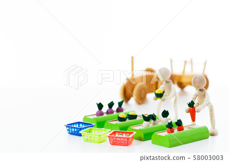 Farmer Farming Plowing work 58003003