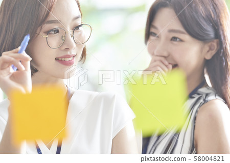 Female business meeting Female business meeting 58004821