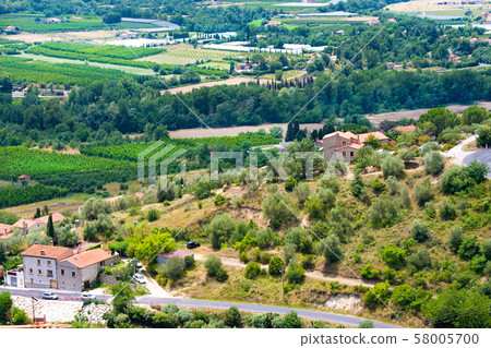 Views of Languedoc-Roussillon from village Eus Views of Languedoc-Roussillon from village Eus 58005700
