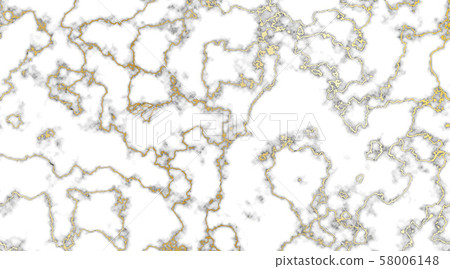 White marble background with gold texture for luxury products 58006148
