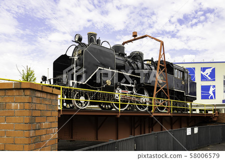 京都府福知山市JR福知山站南口轉盤及蒸汽機車 58006579