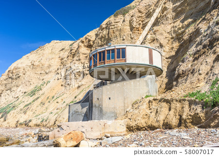 The Mushroom House on Black's Beach. 58007017