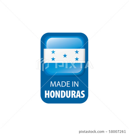 Honduras flag, vector illustration on a white background 58007261