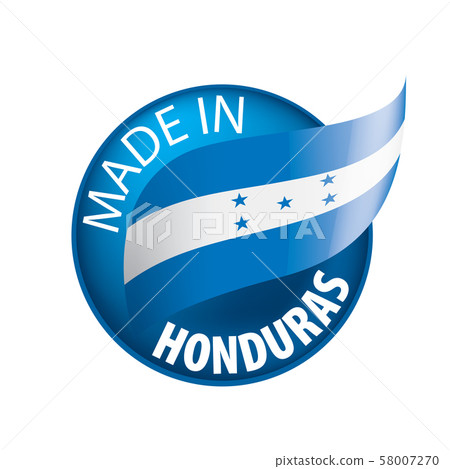 Honduras flag, vector illustration on a white background 58007270