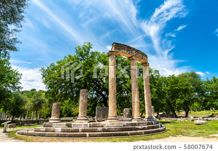 The Philippeion at Olympia in Greece 58007674