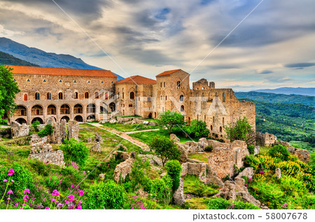 The Despot's Palace at Mystras in Greece 58007678