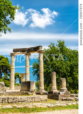 The Philippeion at Olympia in Greece 58007974
