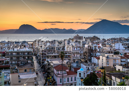 View of Patras town in Greece View of Patras town in Greece 58008018
