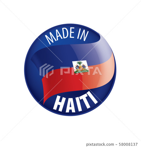 Haiti flag, vector illustration on a white background Haiti flag, vector illustration on a white background 58008137
