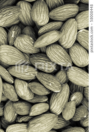 vertical pattern tinted gray almonds many nuts 58008448