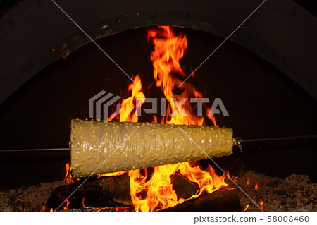 cooking dessert traditional shakotis Lithuania cooking dessert traditional shakotis Lithuania 58008460