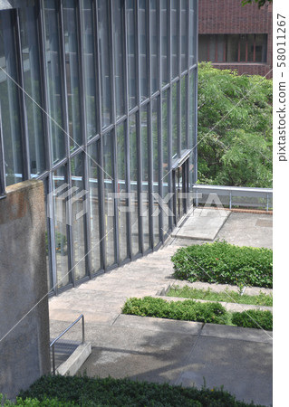 Glass wall. Modern office building exterior with Glass wall. Modern office building exterior with 58011267