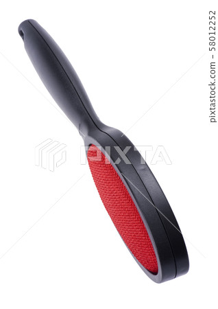 brush for clothes isolated on white 58012252