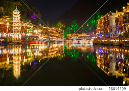 Feng Huang Ancient Town Phoenix Ancient Town , China Feng Huang Ancient Town Phoenix Ancient Town , China 58014309