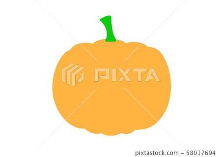 Orange pumpkin  illustration. Autumn halloween pumpkin 58017694