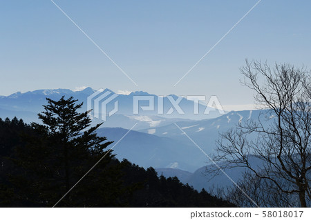 View over Yatsugatake from Venus Line View over Yatsugatake from Venus Line 58018017