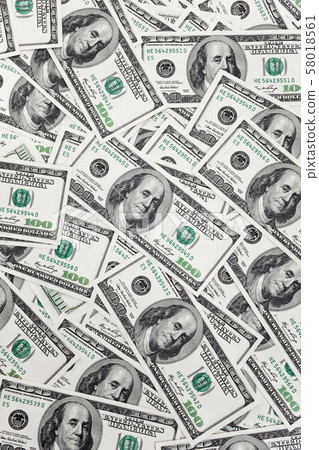 Hundred Dollar Bills 58018561